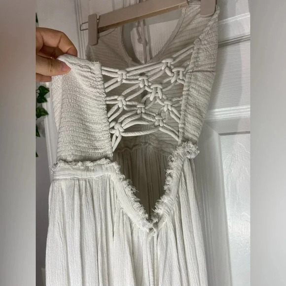 Free People White Boho Beach Dress - Picture 6 of 14